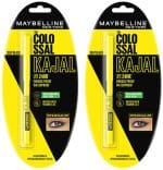 Pack of 2 Maybelline New York Colossal Kajal – Intense Black for Bold Eye Definition