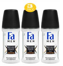Pack of 3 - FA Roll-On Deodorant 50ml – Long-Lasting Freshness & Protection - Image 3