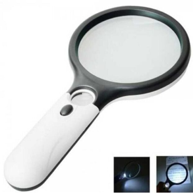 High-Quality Handheld Lighted Magnifying Glass – Perfect for Reading & Precision Tasks