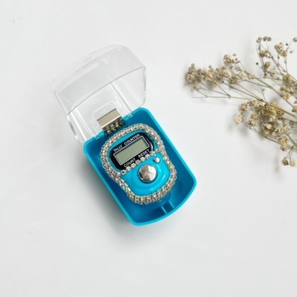 Digital Finger Tasbeeh Counter – Portable LCD Prayer Bead Counter