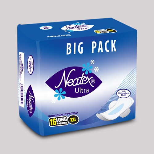 Neatex Ultra Sanitary Pads XXL – 16 Pcs Super Absorbent & Comfortable
