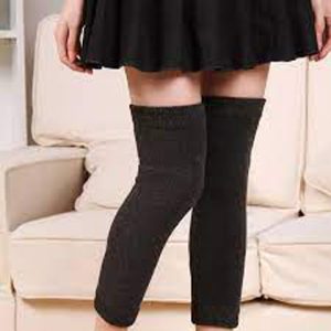 Leg Warmer – Warm Wool Knee-High Winter Socks for Men & Women - Image 2