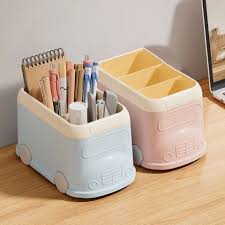 Foldable Desktop Stationery Storage Box – Compact & Space-Saving Organizer - Image 4