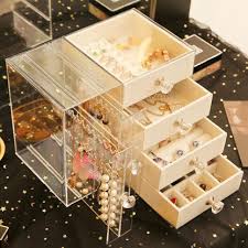 Jewelry Storage Box – Elegant Necklace & Earring Display Organizer
