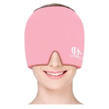 Migraine Relief Cap – Soothing Headache Ice Face Mask for Instant Comfort